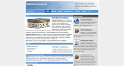 Desktop Screenshot of bedrock-geosciences.com