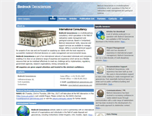 Tablet Screenshot of bedrock-geosciences.com